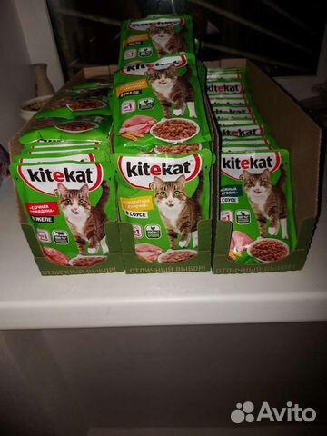 Кошачий корм влажный felix, kitekat