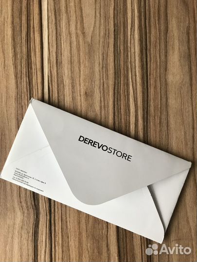 Конверт денежный с деревянной вставкой открытка