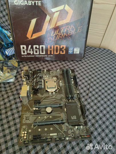 Материнская плата b460 с процессором i5 10400f