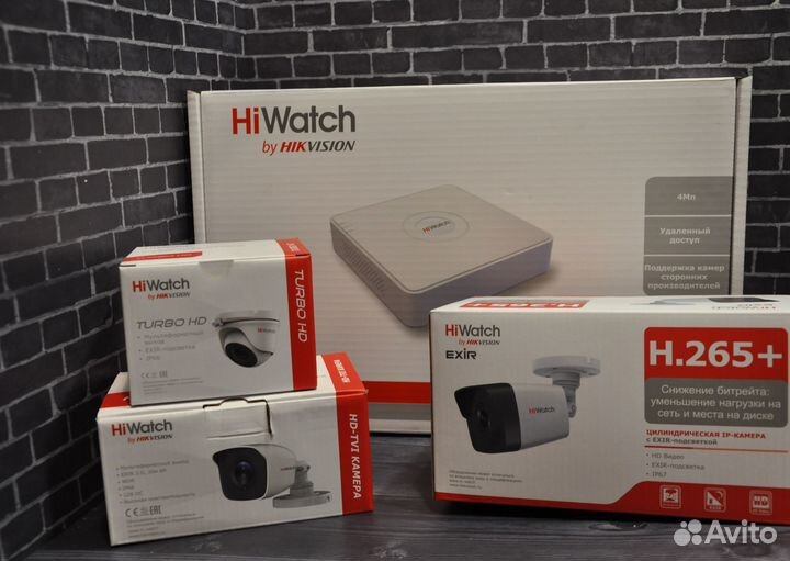 Комплект видеонаблюдения №202