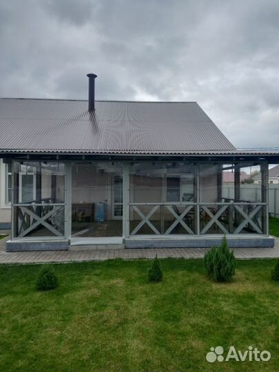 Мягкие окна для беседки