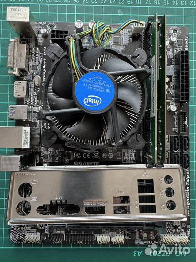 Сборка мп Gigabyte GA-H110M-D2P+G4400+16Gb