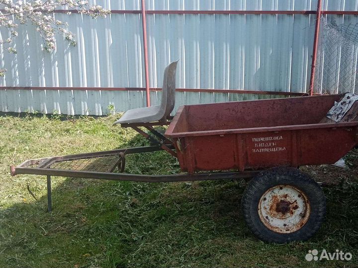 Телега для мотоблока бу