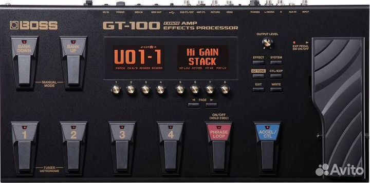 Roland Boss GT-100 гитарный процессор эффектов