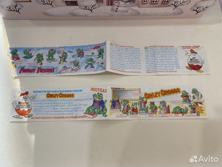 Вкладыши от киндер сюрприза