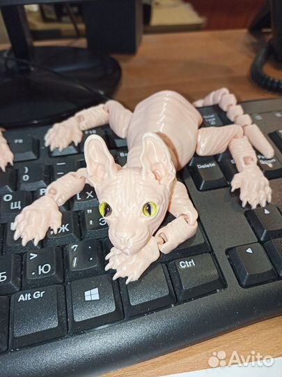 Кот сфинкс 3D печать