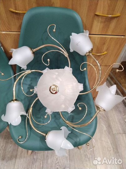 Люстра потолочная бу