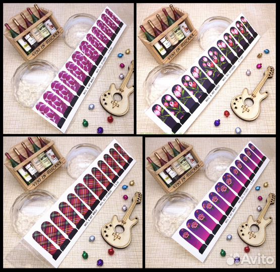 Наклейки для оригинального маникюра (большие 30мм)