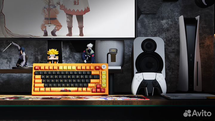 Механическая клавиатура Akko 5075b Naruto Uzumaki