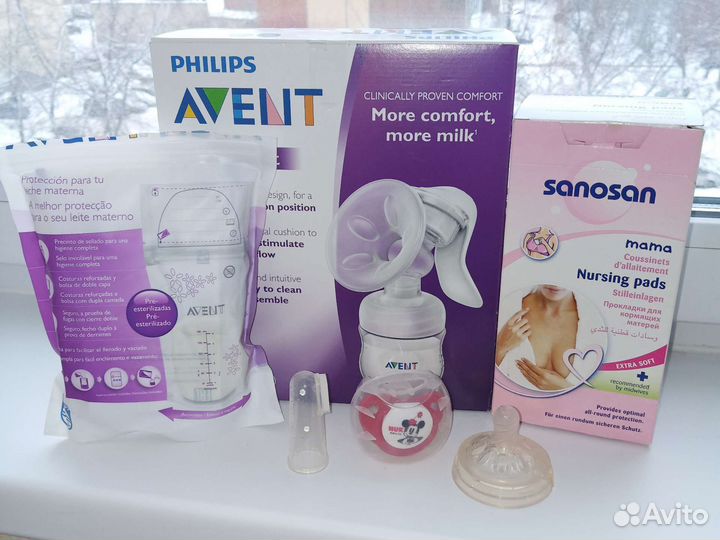 Молокоотсос avent ручной