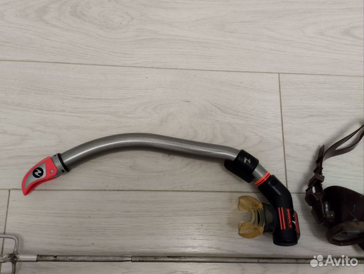 Маска omer Aries 39. Трубка Technisub.Ласты tusa