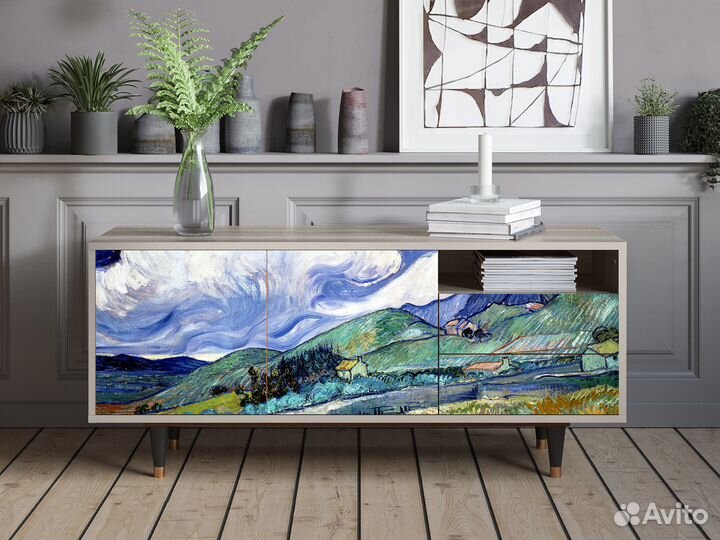 Тв-тумба T7 - Сатин - Landscape from Saint-Rémy