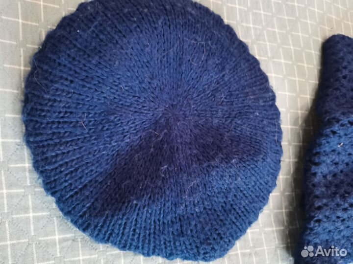 Комплект шапка и снуд женский