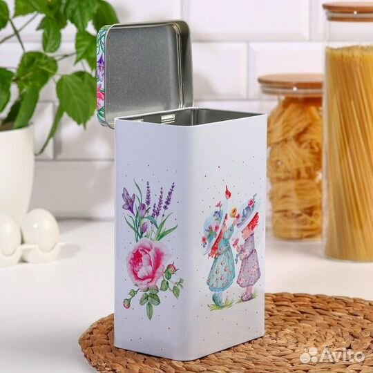 2 шт. Банка с крышкой для сыпучих продуктов 'Прова