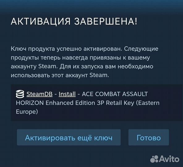 Ace Combat: Assault Horizon Steam key