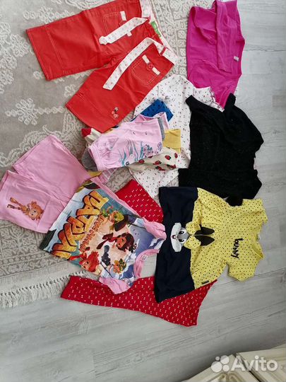 Вещи на девочку 4-5 лет пакетом