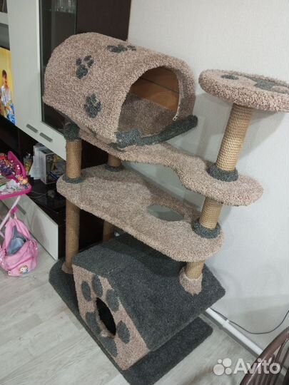 Когтеточка с домиком бу
