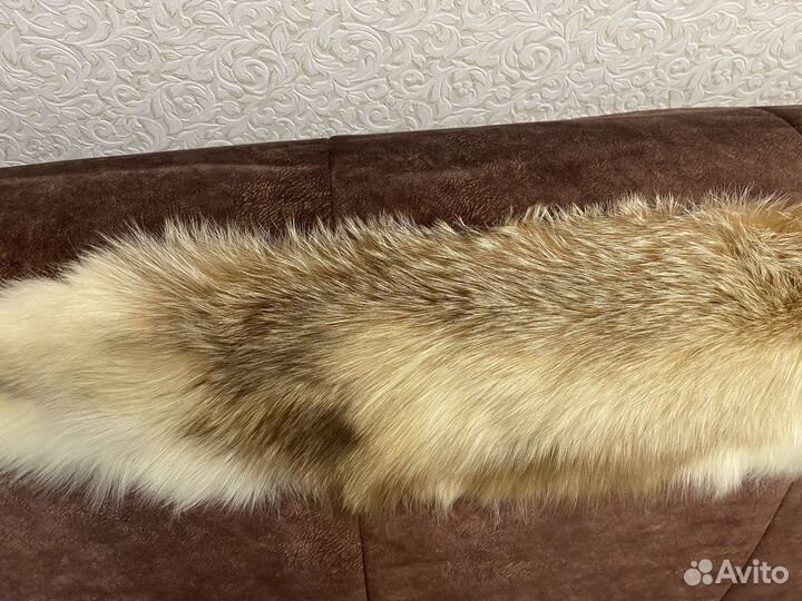 Меховой воротник степная лиса