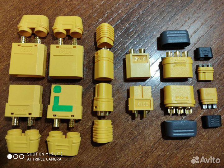 Коннекторы разъемы Amass Xt60 MT60 MR30 XT90 EC5