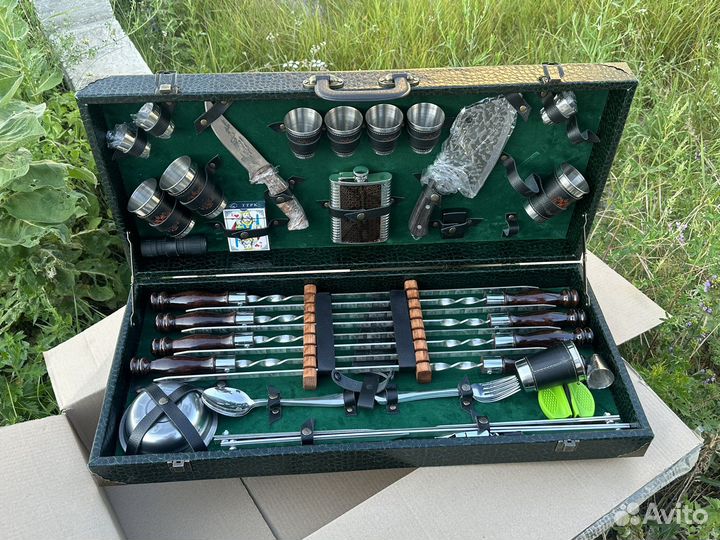 Набор шампуров в кейсе