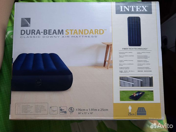 Надувной матрас intex