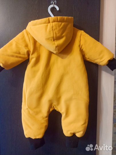 Теплый комбинезон 68см