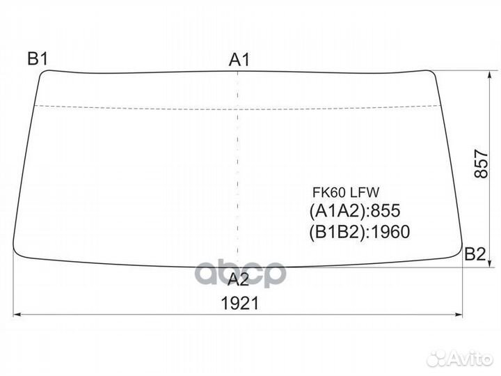 Стекло лобовое в резинку mitsubishi fuso fighte