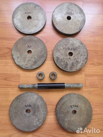 Гантели разборные