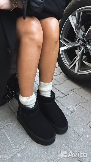Угги женские чёрные 36 размер