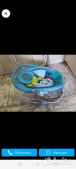 Детские электронные качели для новорожденных