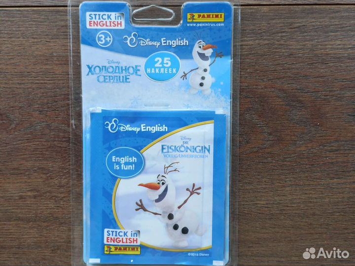 Блистер с наклейками Panini холодное сердце