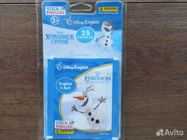 Блистер с наклейками Panini холодное сердце