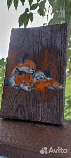 Панно из дерева
