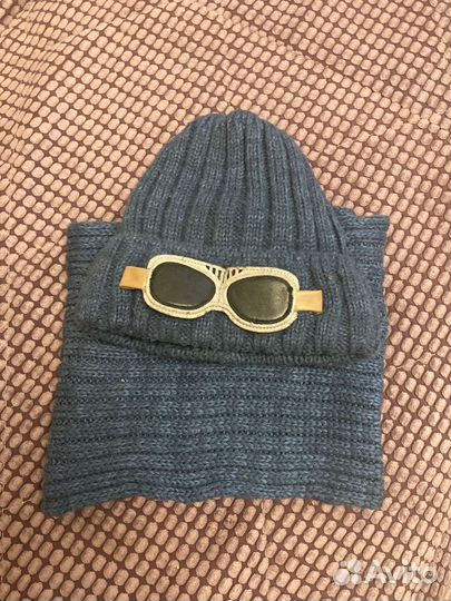 Шапка и снуд для мальчика зима