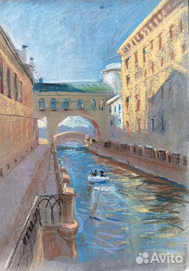 Картины пастелью, натюрморты и пейзажи