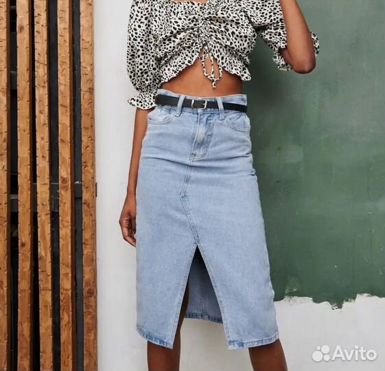 Юбка джинсовая