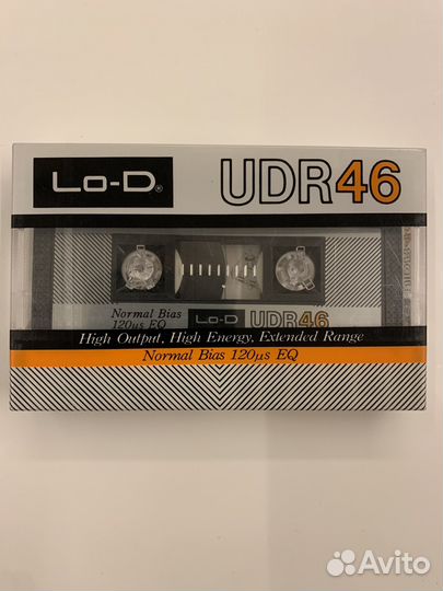 Аудиокассета Lo-D UDR 46. 1984 год