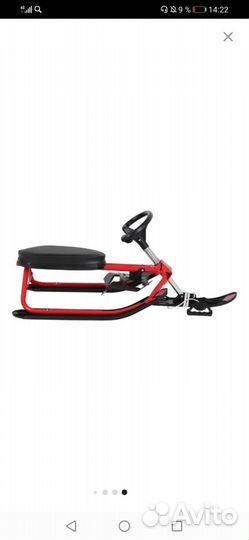 Новый в коробке снегокат дэми kiddy красный снк.10