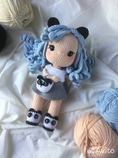 Кукла Кошечка вязаная