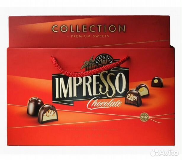 Шоколадные конфеты Импрессо Премиум Красный 424г