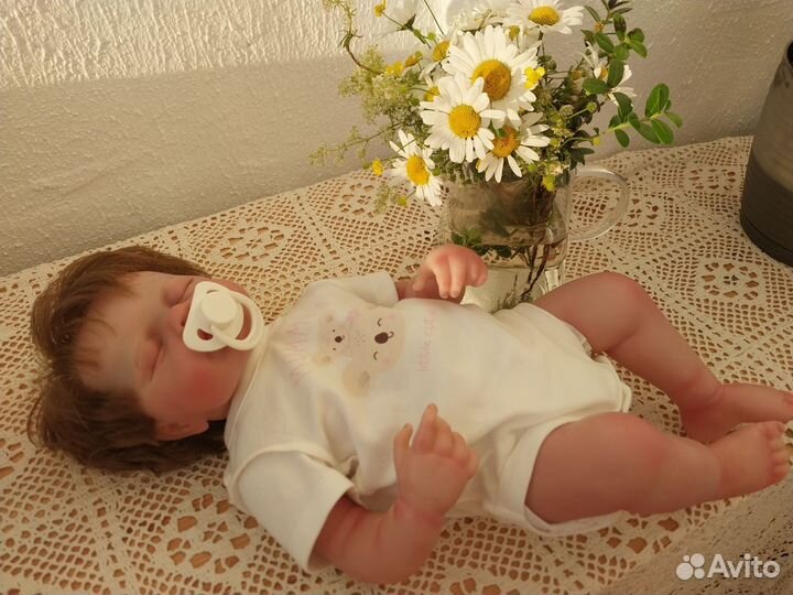 Кукла Реборн силиконовая мальчик