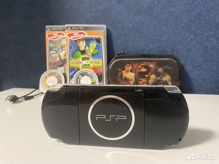 PSP 3000 64гб 10+игр