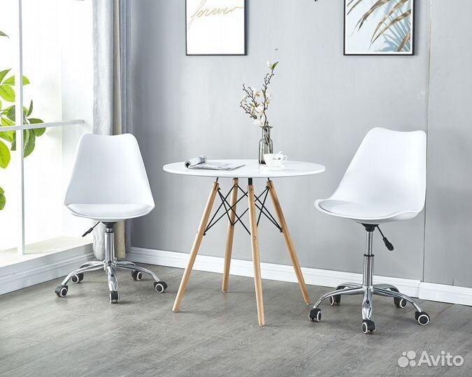 Стул офисный crock белый черный в наличии