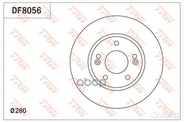 Диск тормозной hyundai I30 1.4/1.6/crdi 11- DF8