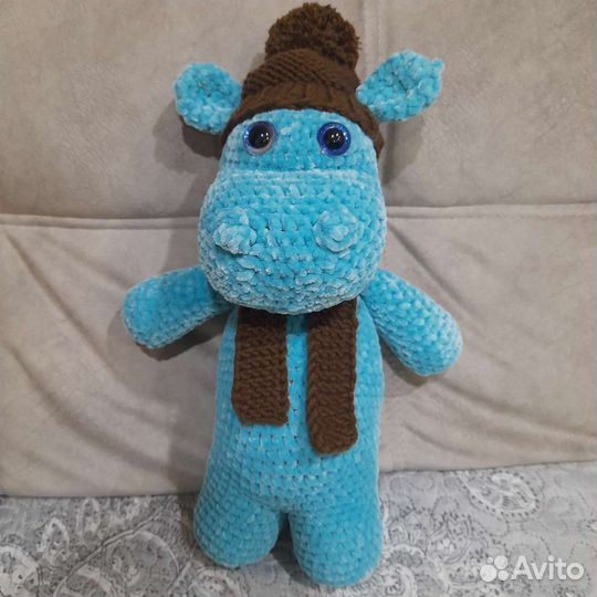 Бегемот амигуруми