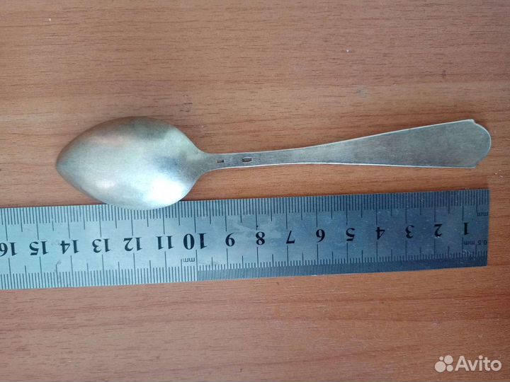 Ложка чайная с эмалями серебро 875 СССР