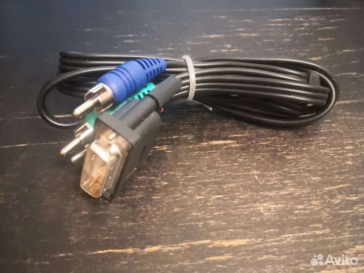 Кабель переходник тюльпаны DVI