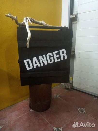 Дизайнерский ящик времен СССР, с корягой