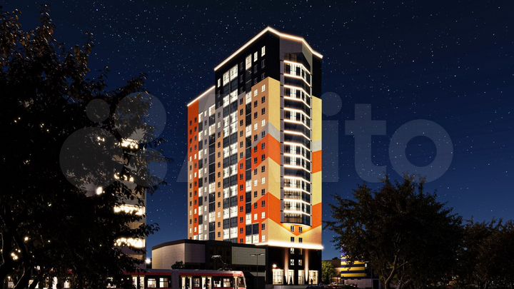 3-к. квартира, 71,5 м², 13/20 эт.