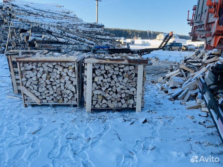 Дрова березовые колотые